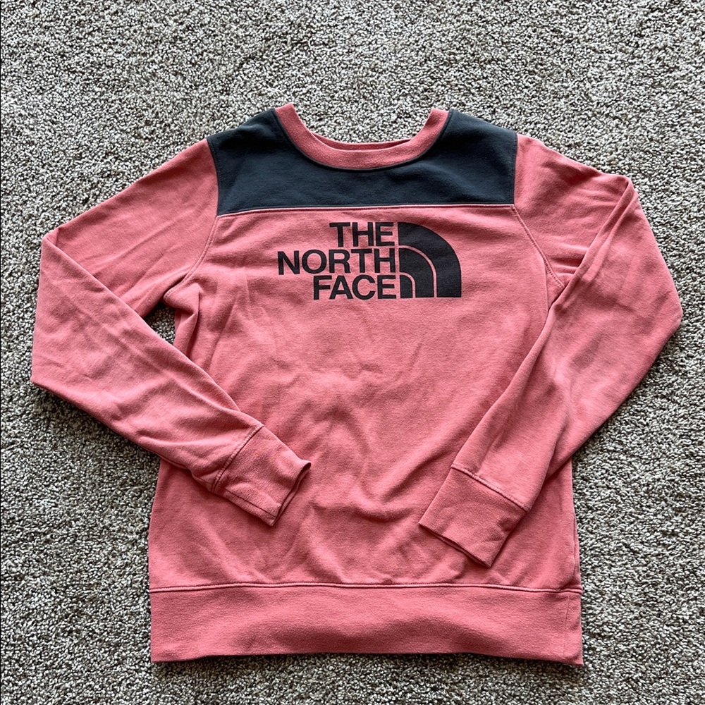 The North Face Redish Pink Crew Neck Sweatshirt